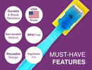 Arrow Home Products Dish Sponge with Soap Dispenser Handle – Refillable Dish Wand with Built-In Scrubber for Dishes &amp; Pans