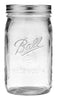 Ball 32oz, 12pk Glass Wide Mouth Mason Jar with Lids and Band