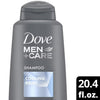 Dove Men+Care Cooling Relief Daily Shampoo with Icy Menthol for All Hair Types, 20.4 fl oz