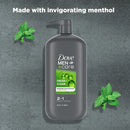 Dove Men+Care Daily 2-in-1 Shampoo and Conditioner Fresh & Clean, 31 oz
