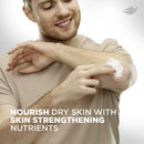 Dove Men+Care Skin Comfort Non Greasy Men's Hand & Body Lotion Dry Skin, Fresh, 13.5 oz