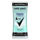 Degree Ultra Clear Long Lasting Women's Antiperspirant Deodorant Stick Twin Pack, Fresh, 2.6 oz